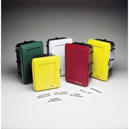 Allegro 4500-W Generic White Wall Case W/ Label Kit And 1 Shelf, Medium