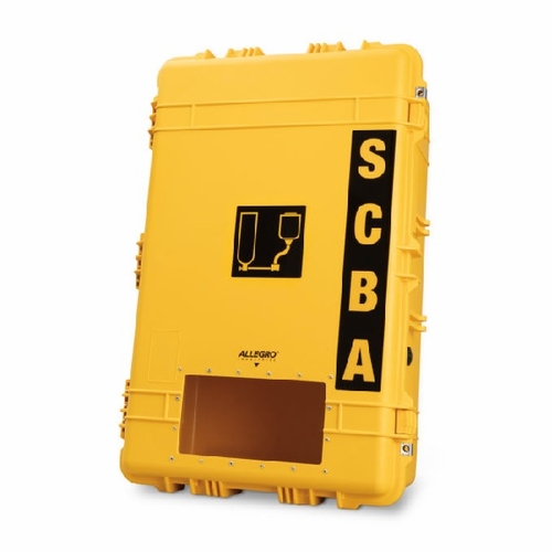 Allegro 4605 All Weather Scba Wall Case, 5 1/4 Inch  Clips