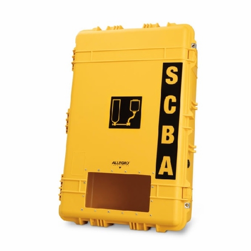Allegro 4606 All Weather SCBA Wall Case, 6 3/4 inch  Clips