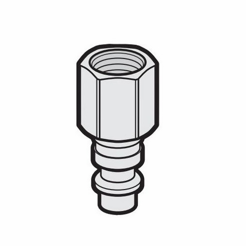 Allegro 8400-04 1/4 inch Plug, Hansen (Steel)