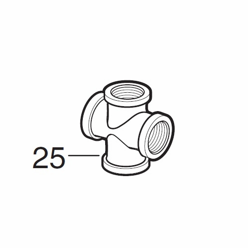 Allegro 9000-09 Galvanized Cross