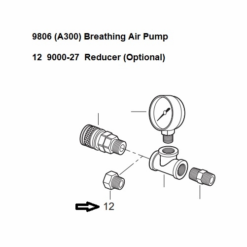 Allegro 9000-27 Reducer (Optional) Used With The A-300