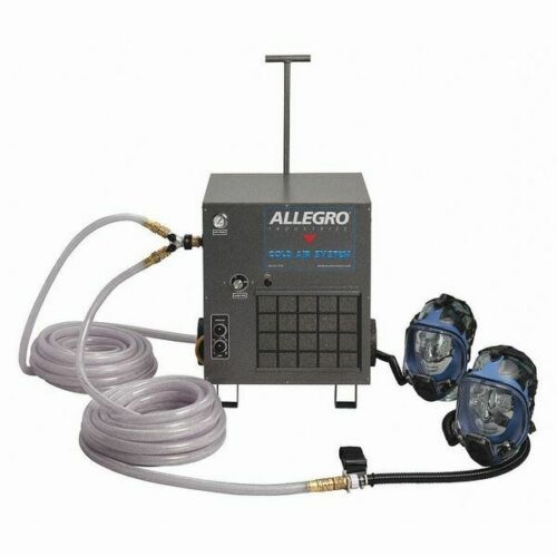 Allegro 9200-02CA Two-Worker Cold Air Full Mask System, 100 foot Airline Hoses