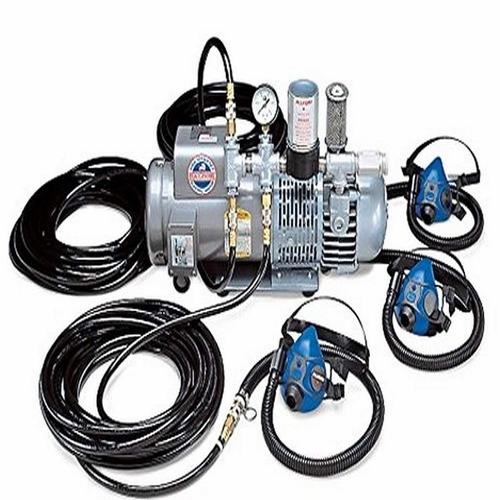 Allegro 9205-03 Three-Worker Half Mask System, 50 Foot  Airline Hoses