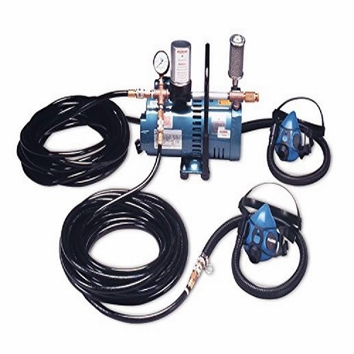 Allegro 9215-02 Two-Worker Half Mask System, 100 Foot  Airline Hoses