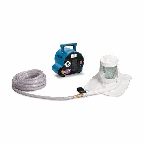 Allegro 9221-01A One-Worker Single Bib Hood Breathing Air Respirator System, 50 Foot  Airline Hose