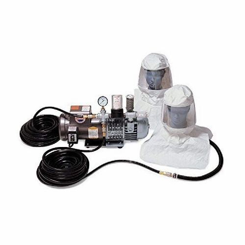 Allegro 9230-02 Two-Worker Tyvek Hood System, 100 Foot  Airline Hoses