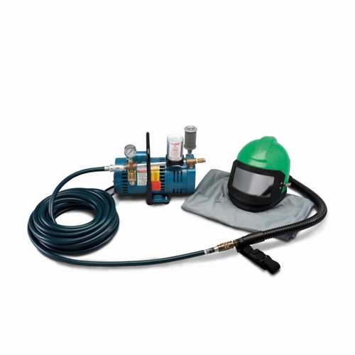 Allegro 9285-01 One-Worker Low Pressure Nova 2000 Helmet System, 50 Foot  Airline Hose