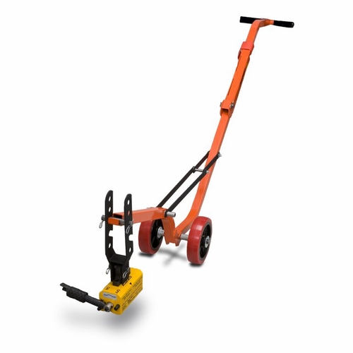 Allegro 9401-26A Magnetic Lid Lifter, Aluminum Dolly (Heavy Duty Magnet lift weight: 900 lbs. flat i