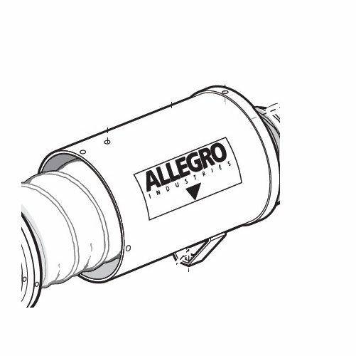 Allegro 9514-01A 15 foot Ducting Canister