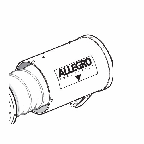 Allegro 9514-02A 25 Foot  Ducting Canister