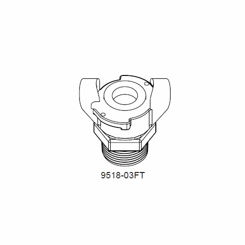 Allegro 9518-03FT Crowsfoot, Small (Coupler, Chicago)
