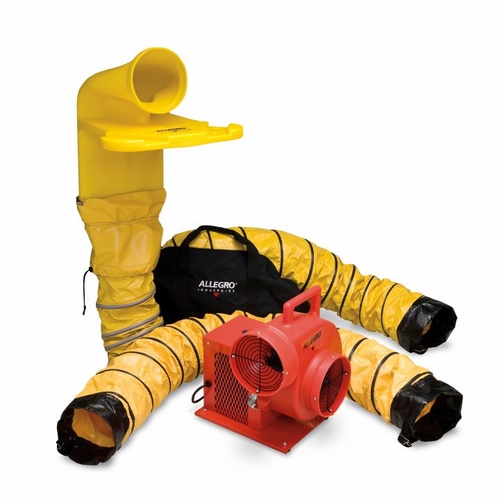 Allegro 9520-05M 8 inch Gas Centrifugal Blower System w/ 8 inch MVP (9505 Blower - Briggs & Stratt