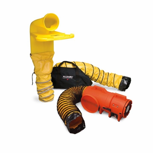 Allegro 9520-36M 8 inch  Axial DC Plastic Blower System w/ 8 inch  MVP (9536 Blower)