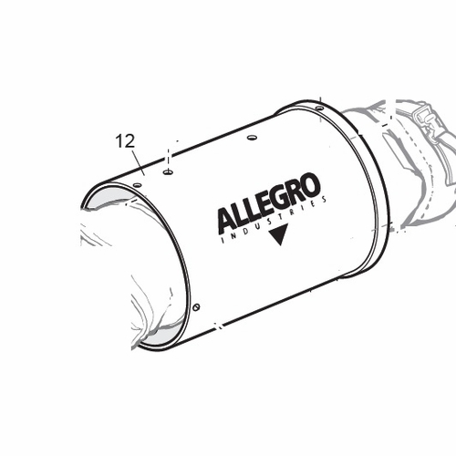 Allegro 9534-15A 15 Foot -25 Foot  Ducting Canister