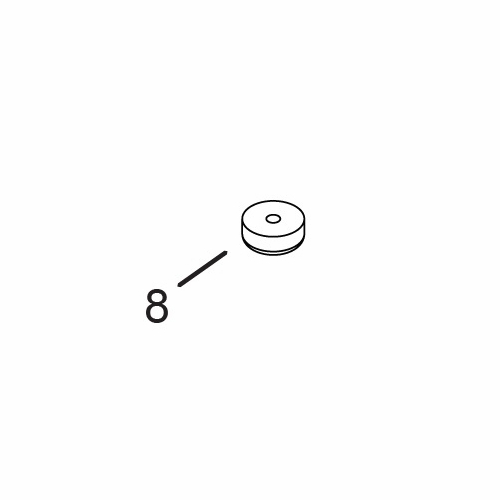 Allegro 9535-08F Rubber Feet (Set of 4)