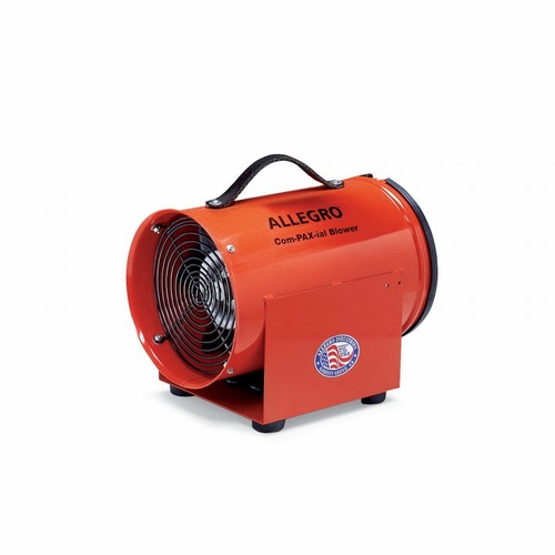 Allegro 9537 8 Inch  Axial Dc Metal Com-Pax-Ial Blower, 12V