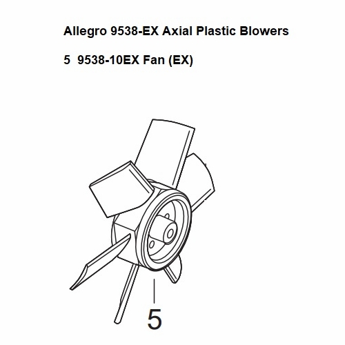 Allegro 9538-10EX Fan, Explosion-Proof (EX)