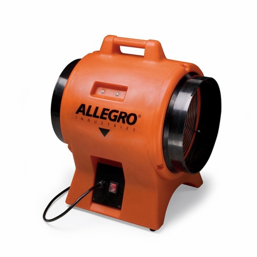 Allegro 9539-12Dc 12 Inch  Axial Dc Industrial Plastic Blower, 12V