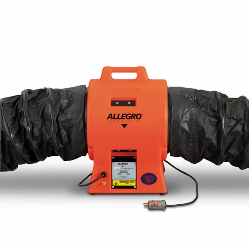 Allegro 9539-12Exi 12 Inch  Axial Explosion-Proof (Ex) Industrial Plastic Booster Blower