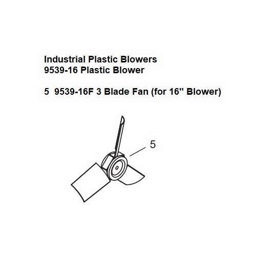 Allegro 9539-16F 16 inch Blower Fan