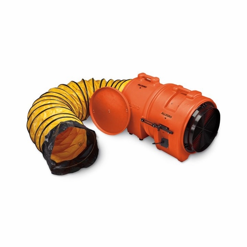 Allegro 9556-25 16 inch  Axial DC Plastic Blower w/ Canister & 25 foot  Ducting, 12V
