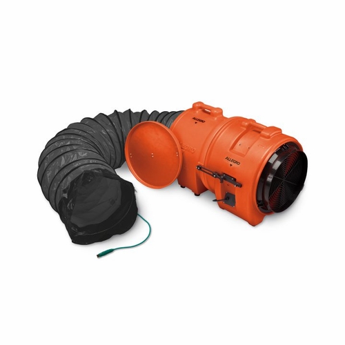 Allegro 9558-25 16 Inch  Axial Explosion-Proof (Ex) Plastic Blower W/ Canister & 25 Foot  Ducting