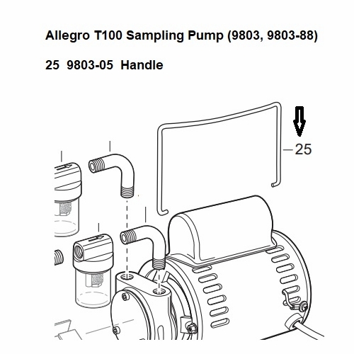 Allegro 9803-05 Handle