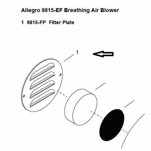 Allegro S43013 Inlet Hose Assembly 741851469744