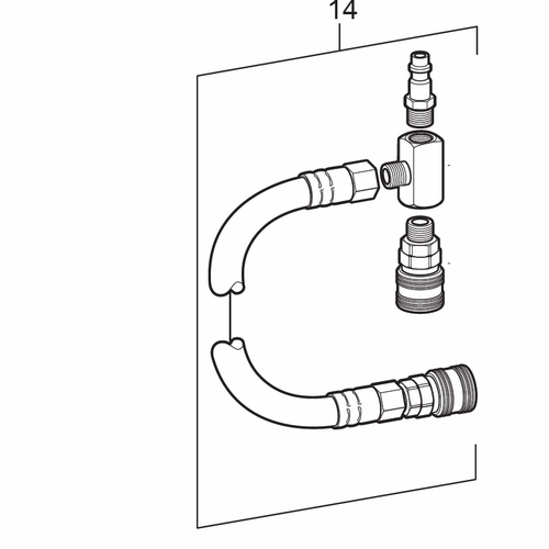 Allegro 9871-02PT CO Sample Line Pigtail Assembly