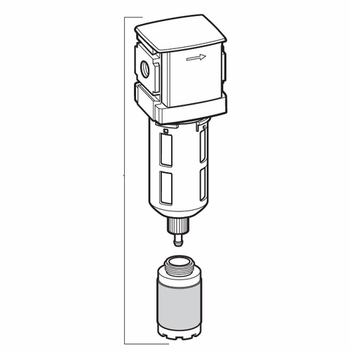Allegro 9872-04 2nd Stage Coalescing Filter Assembly