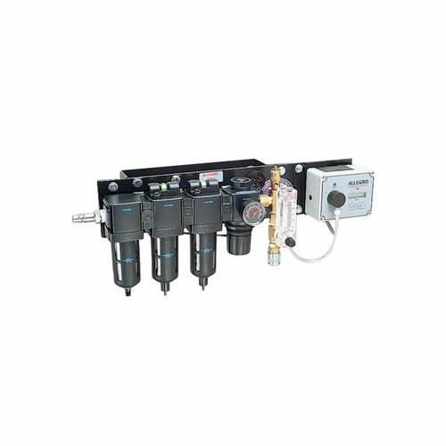 Allegro 9875-40 Five-Worker Wall-Air Filter Panel W/ Ac/Dc Co Monitor