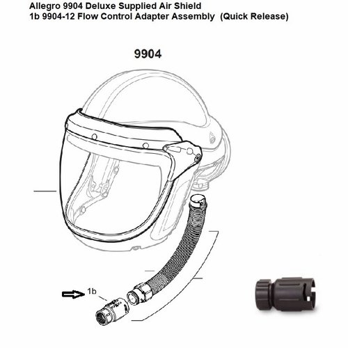 Allegro 9904-12 Flow Control Adapter Assembly 9904