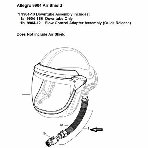 Allegro 9904-13 Downtube Assembly Kit