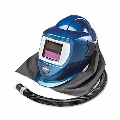 Allegro 9904-Cw Deluxe Sar Shield & Welding Helmet W/ High Pressure Personal Cooler (Hansen Fitting)
