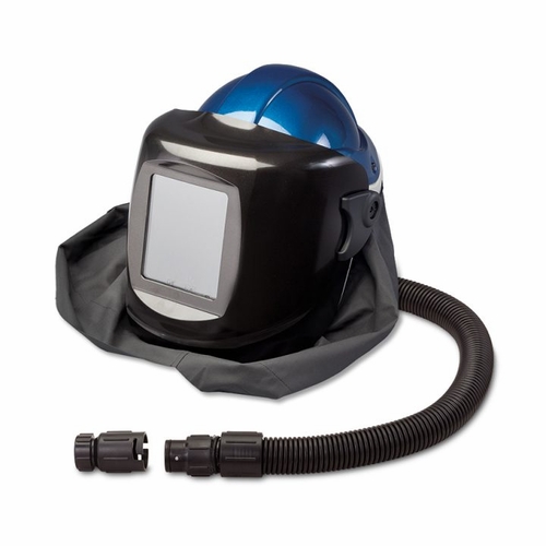 Allegro 9904-Dwb Deluxe Sar Shield & Welding Helmet W/ Low Pressure Flow Adapter (Obac Fitting), Num