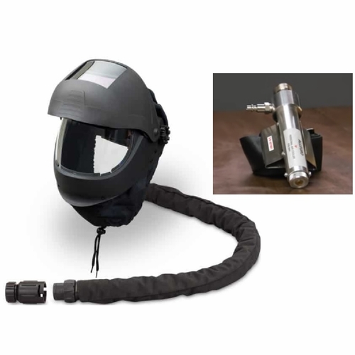Allegro 9907-Cwadf Ez Air Flex Grinding/Welding Air Shield Headtop W/ Hp Personal Air Cooler