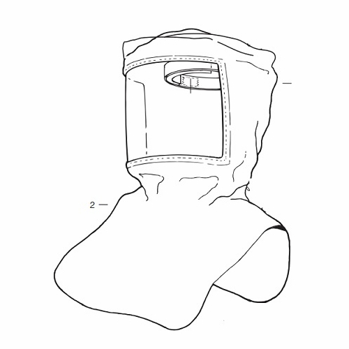 Allegro 9933-21S Replacement Saran Hood, Headband Assembly