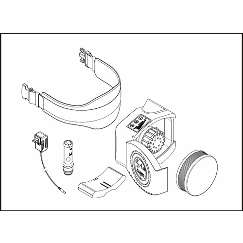 Allegro 9933-BLW EZ Air PAPR Assembly w/o Head Top