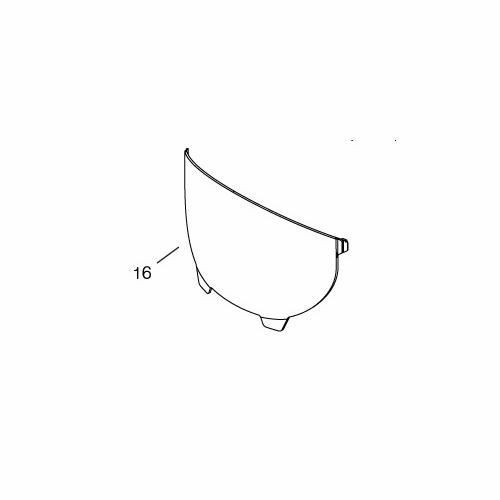 Allegro 9936-Gv Replacement Grinding Visor (2/Pkg.)