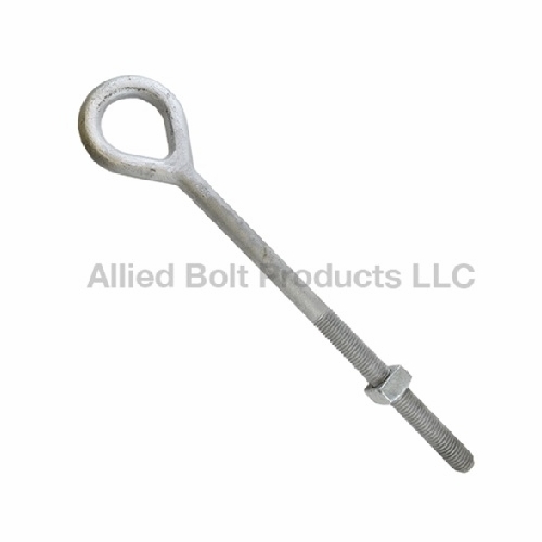 ALLIED BOLT 4116 3/4 inch  X 16 inch OVAL EYEBOLT min order qty 25