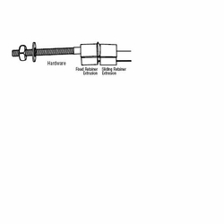 ALUMAFORM BUCKLE BAB38 0.75 INCH, FOR 100FT STAINLESS STEEL POLE BAND