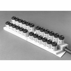 AMP 775129-3 6 PAIR QUIET FRONT TERMINAL, STUBBED,