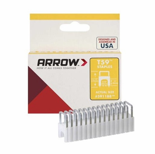 Arrow 591188 1/4 Inch X 5/16 Inch   Ins. Staple For T59 Box Of 300
