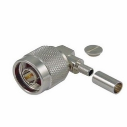 ATELICON ANM-1716 TYPE N MALE CRIMP RIGHT ANGLE FOR RG58, 195-SERIES CABLE
