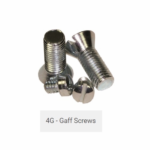 Bashlin 4G  Gaff Screws Set Of 2