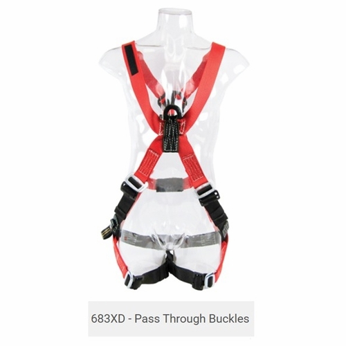 BASHLIN 683XD-M  X Style Harness with 3 inch D-Ring back attachment