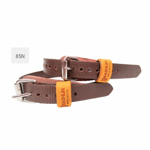 BASHLIN 85N TOP STRAP SET/2 NYLON DOUBLE RIVET PROTECTED BUCKLE