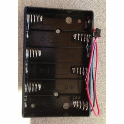 BATTERY HOLDER 6 AA FOR SIDEKICK PLUS REPLACES TEMPO 1155-0521 52039284 for units with 4 pins