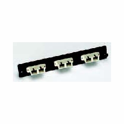 BELDEN AX100098 6 SC DUPLEX OPTICAL FIBER ADAPTER STRIPS DOUBLE DENSITY
